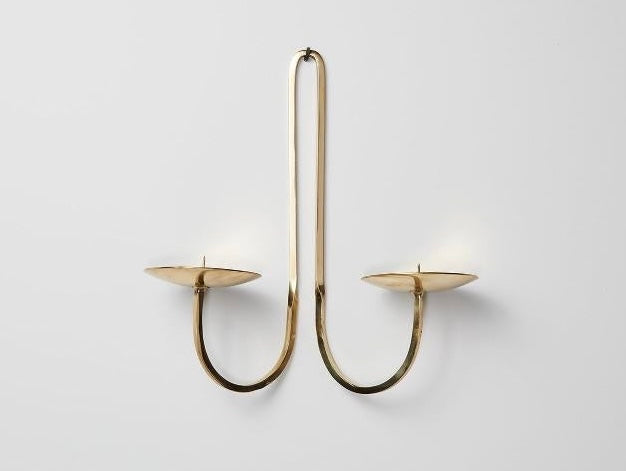 Brass Two Arm Sconce