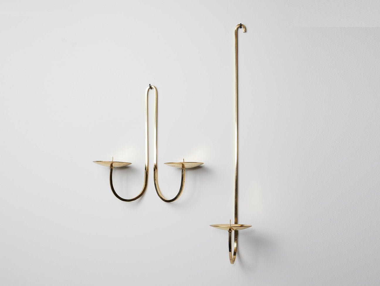 Brass Two Arm Sconce