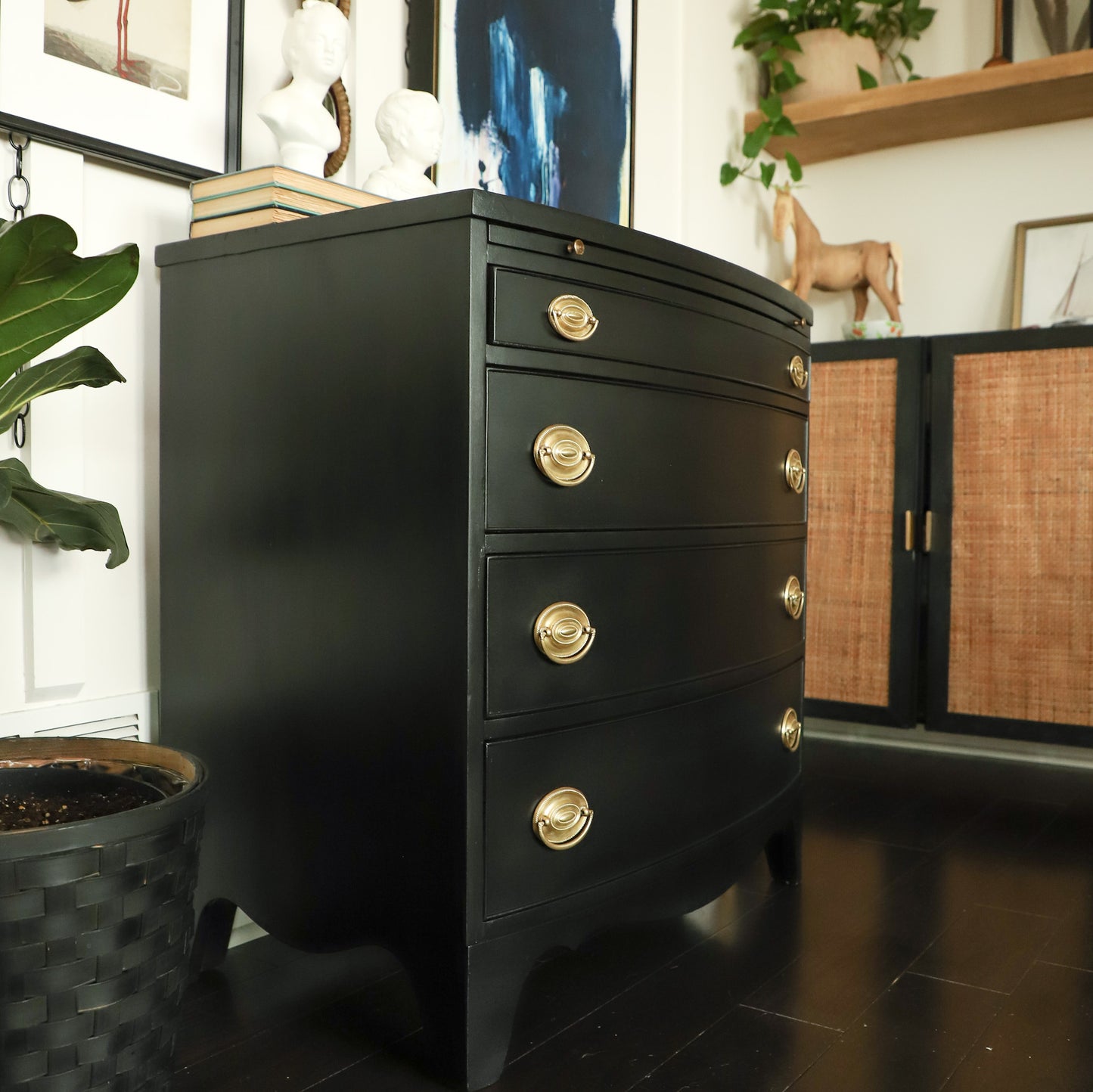 Black Refinished Brandt Dresser