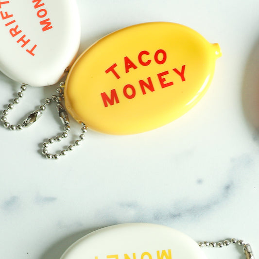 Taco Money Coin Pouch Keychain